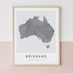 Load image into Gallery viewer, Brisbane, Australia Map | Backstory Map Co.
