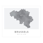 Load image into Gallery viewer, Brussels, Belgium Map | Backstory Map Co.
