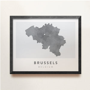 belgium travel poster