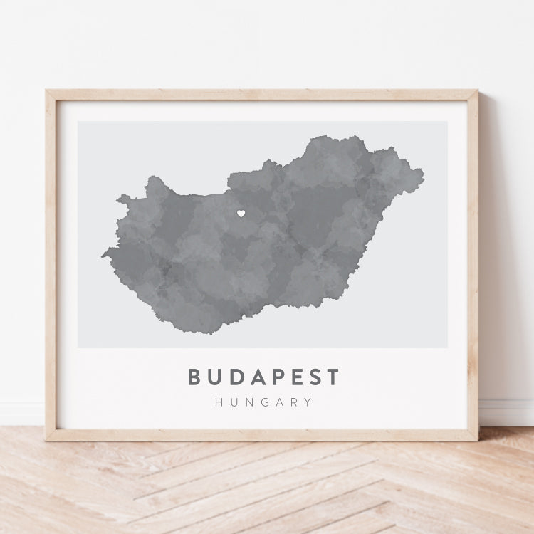 Budapest, Hungary Map | Backstory Map Co.