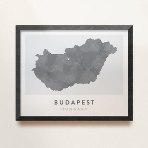 Budapest, Hungary Map | Backstory Map Co.