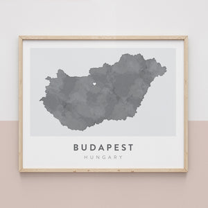 Budapest, Hungary Map | Backstory Map Co.