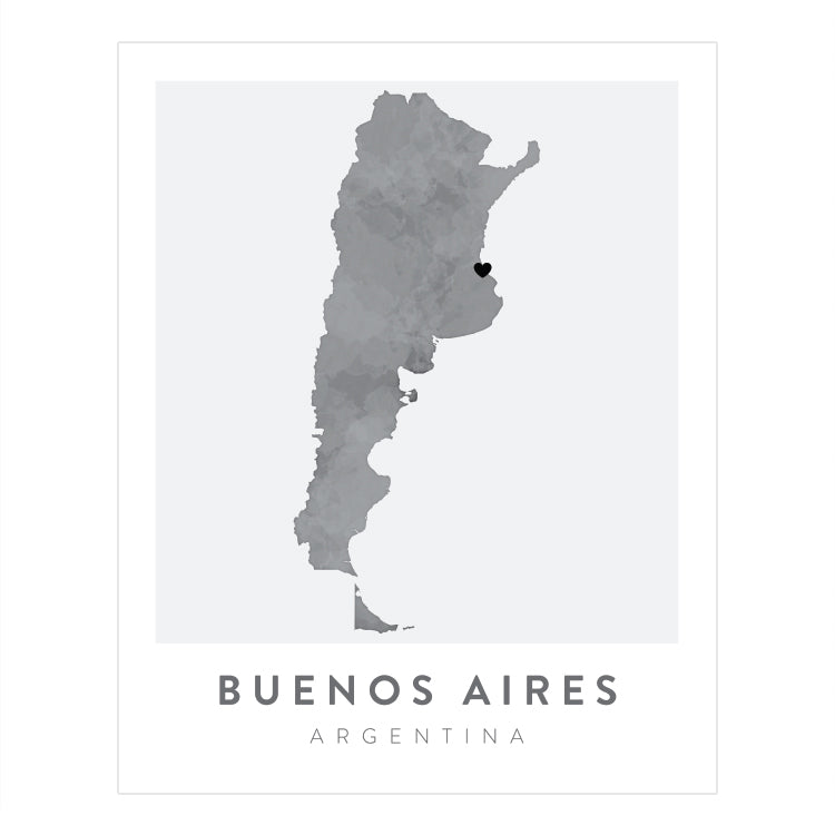 Buenos Aires, Argentina Map | Backstory Map Co.