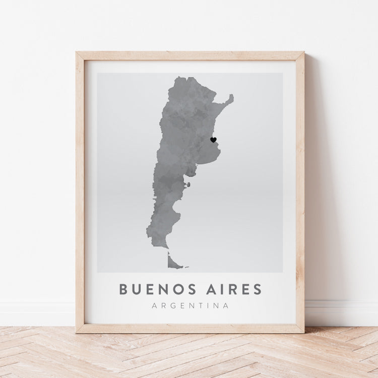 Buenos Aires, Argentina Map | Backstory Map Co.