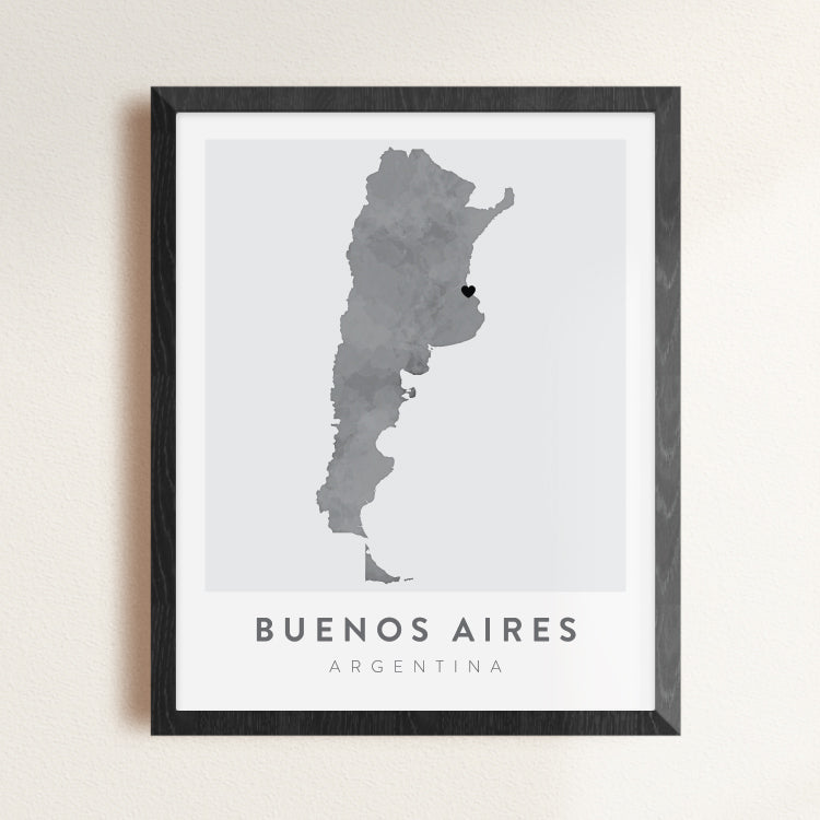 Buenos Aires, Argentina Map | Backstory Map Co.