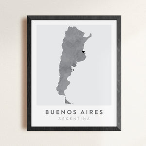 Buenos Aires, Argentina Map | Backstory Map Co.