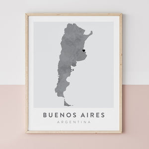 Buenos Aires, Argentina Map | Backstory Map Co.