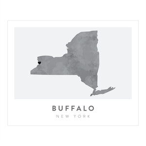 Buffalo, New York Map | Backstory Map Co.