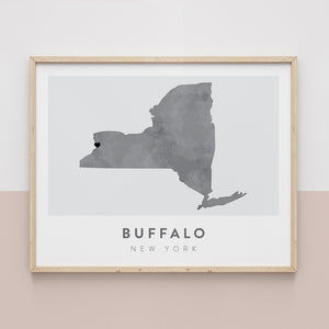 Buffalo, New York Map | Backstory Map Co.