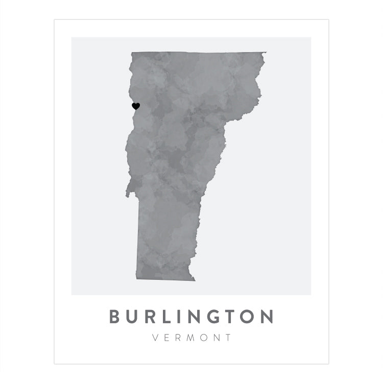 Burlington, Vermont Map | Backstory Map Co.