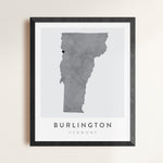 Load image into Gallery viewer, Burlington, Vermont Map | Backstory Map Co.
