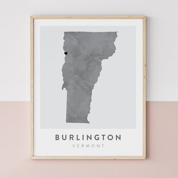 Burlington, Vermont Map | Backstory Map Co.