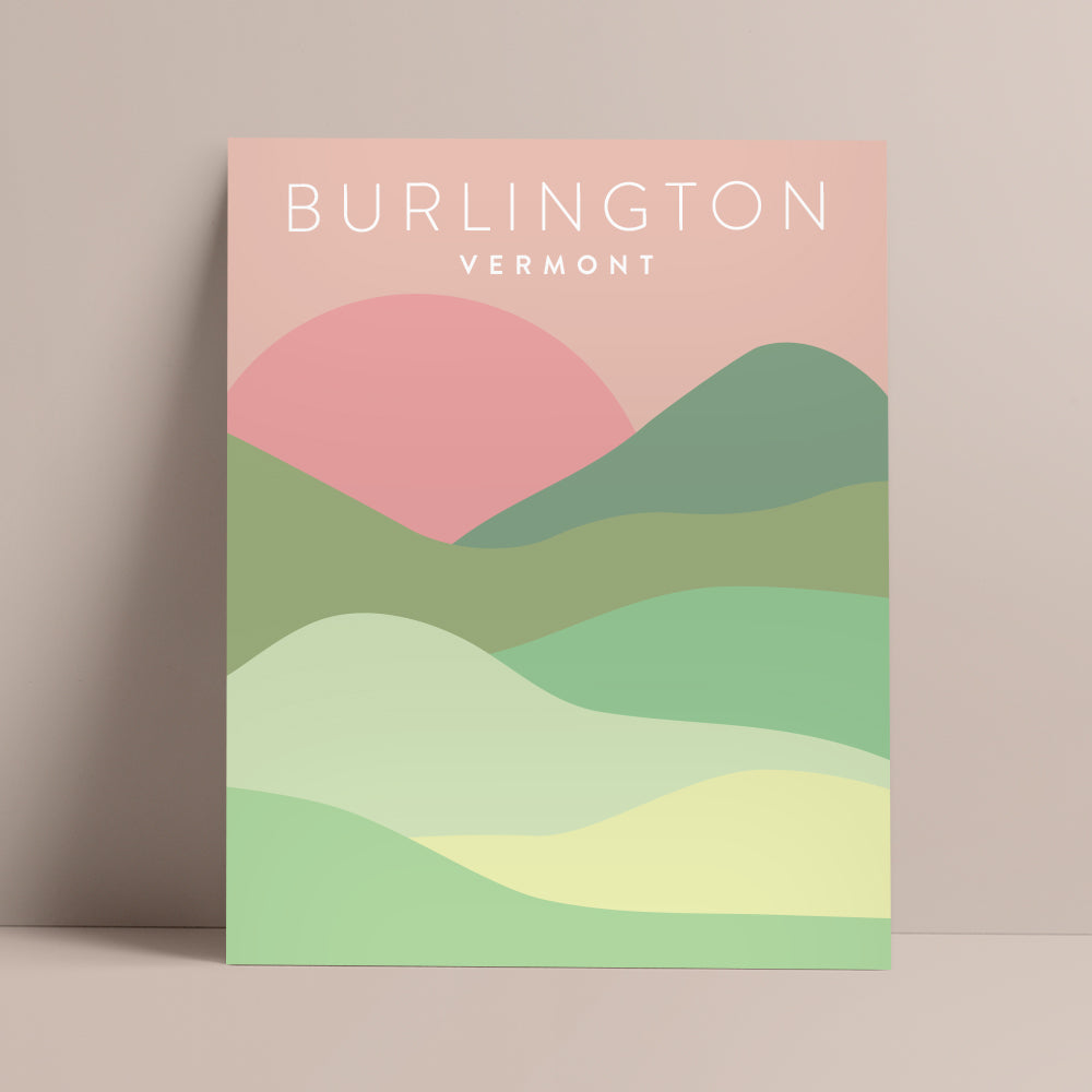 burlington vermont poster