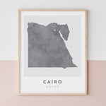 Load image into Gallery viewer, Cairo, Egypt Map | Backstory Map Co.
