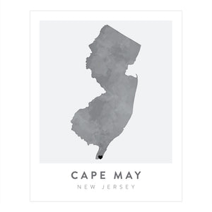 Cape May, New Jersey Map  | Backstory Map Co.