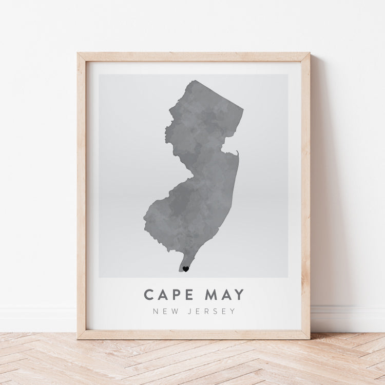 Cape May, New Jersey Map  | Backstory Map Co.