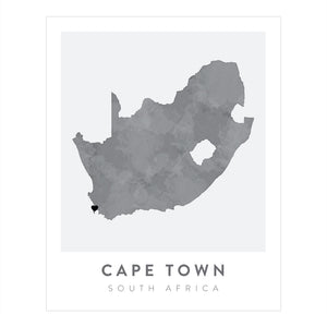 Cape Town, South Africa Map | Backstory Map Co.