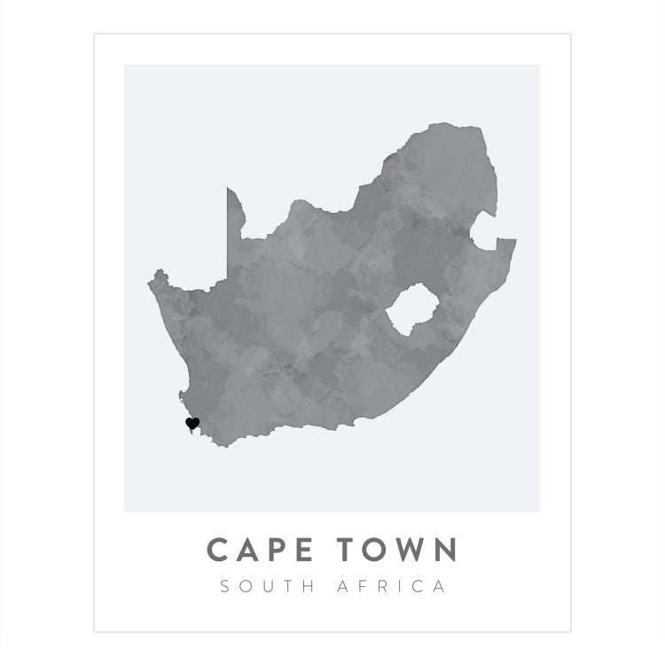 Cape Town, South Africa Map | Backstory Map Co.