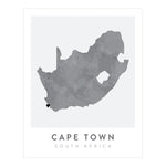 Load image into Gallery viewer, Cape Town, South Africa Map | Backstory Map Co.
