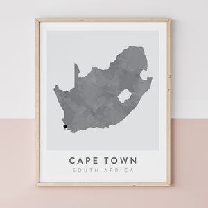 Cape Town, South Africa Map | Backstory Map Co.