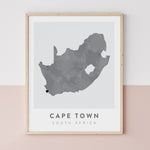 Load image into Gallery viewer, Cape Town, South Africa Map | Backstory Map Co.
