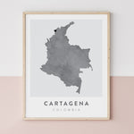 Load image into Gallery viewer, Cartagena, Colombia Map | Backstory Map Co.
