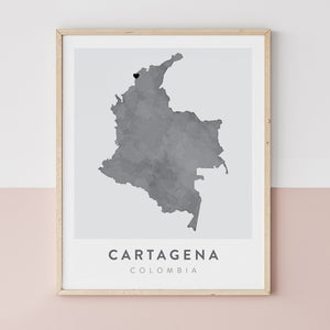Cartagena, Colombia Map | Backstory Map Co.
