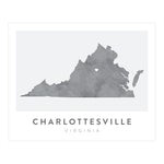 Load image into Gallery viewer, Charlottesville, Virginia Map | Backstory Map Co.
