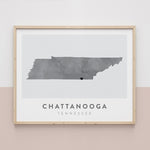 Load image into Gallery viewer, Chattanooga, Tennessee Map | Backstory Map Co.
