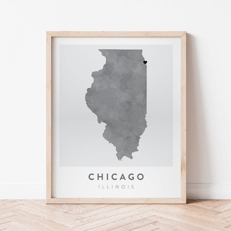 Chicago, Illinois Map | Backstory Map Co.