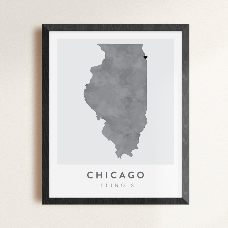 Chicago, Illinois Map | Backstory Map Co.
