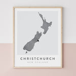 Load image into Gallery viewer, Christchurch, New Zealand Map | Backstory Map Co.
