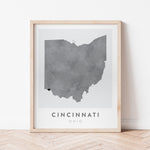 Load image into Gallery viewer, Cincinnati, Ohio Map | Backstory Map Co.
