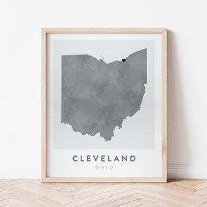Cleveland, Ohio Map | Backstory Map Co.