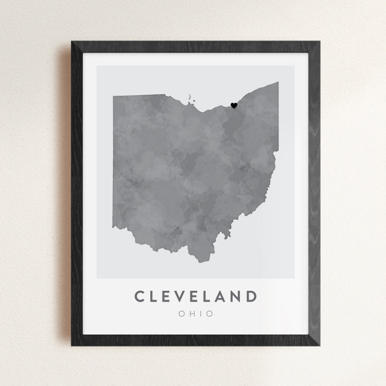 Cleveland, Ohio Map | Backstory Map Co.