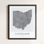 Load image into Gallery viewer, Cleveland, Ohio Map | Backstory Map Co.
