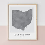 Load image into Gallery viewer, Cleveland, Ohio Map | Backstory Map Co.
