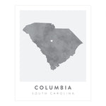 Load image into Gallery viewer, Columbia, South Carolina Map | Backstory Map Co.

