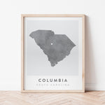 Load image into Gallery viewer, Columbia, South Carolina Map | Backstory Map Co.
