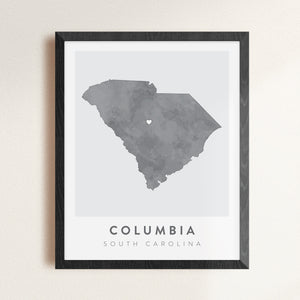 Columbia, South Carolina Map | Backstory Map Co.