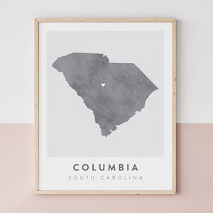 columbia south carolina poster