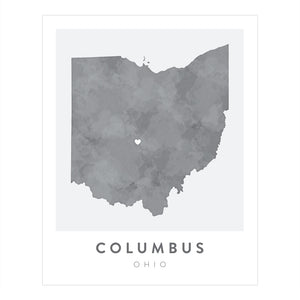 Columbus, Ohio Map | Backstory Map Co.