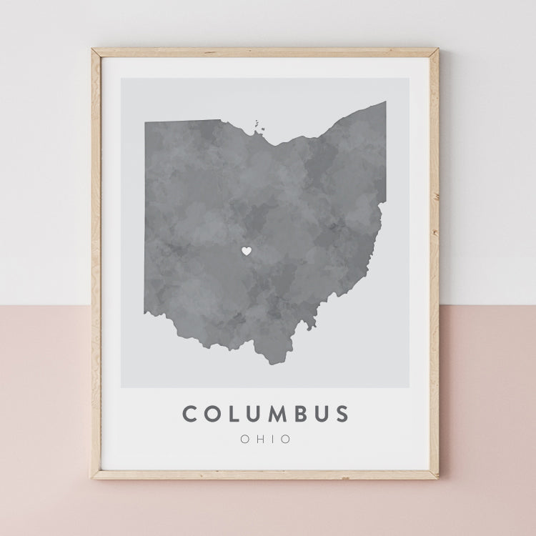 Columbus, Ohio Map | Backstory Map Co.