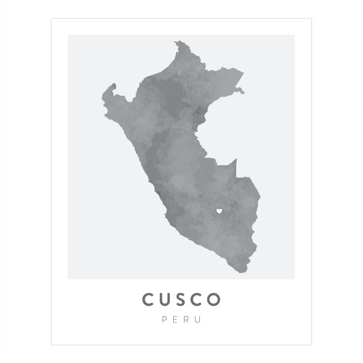 Cusco, Peru Map | Backstory Map Co.