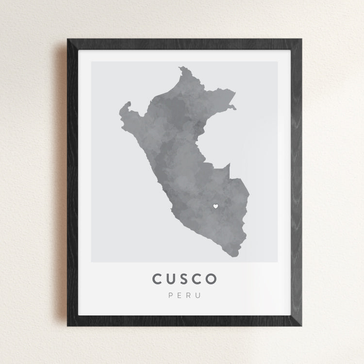 Cusco, Peru Map | Backstory Map Co.