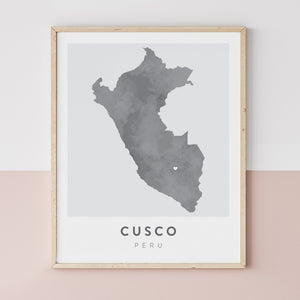 Cusco, Peru Map | Backstory Map Co.