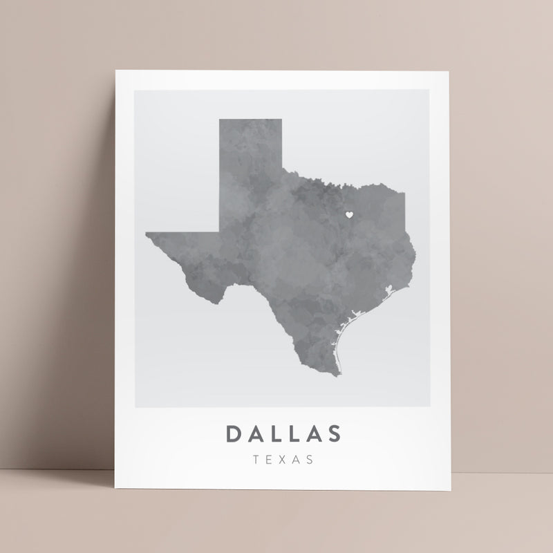 Dallas, Texas Map | Backstory Map Co.