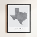 Load image into Gallery viewer, Dallas, Texas Map | Backstory Map Co.
