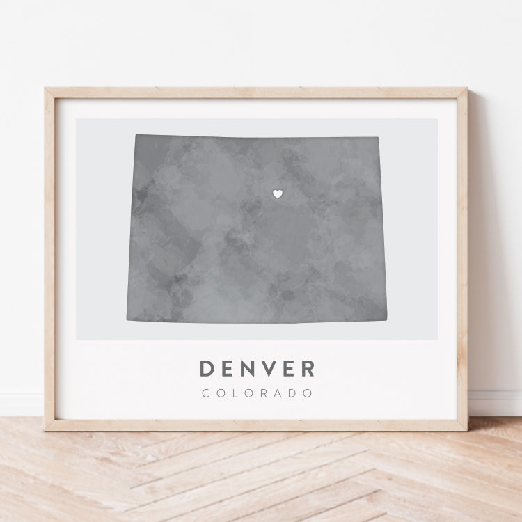 Denver, Colorado Map | Backstory Map Co.
