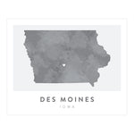 Load image into Gallery viewer, Des Moines, Iowa Map | Backstory Map Co.
